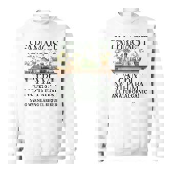 Herbalist Plants Are Medicine Farmacist Farm Not Pharma Sweatshirt | Seseable CA