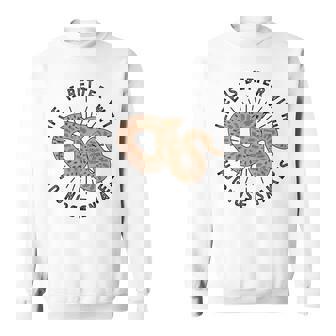 With Hognose Snakes Hognose Snake Owner Hognose Snake Lover Sweatshirt - Monsterry