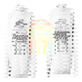 Homme Nées En 1971 Cadeau Anniversaire 50 Ansintage Sweater e - Cadeauxyz