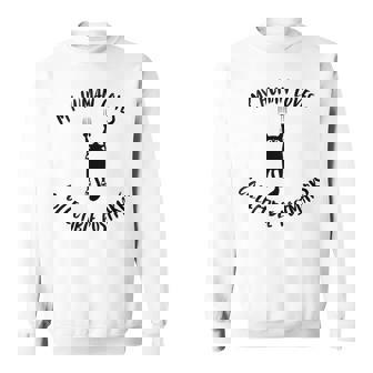 My Human Loves Collectible Postmarks Cat Parent Hobby Tank Top Sweatshirt - Monsterry