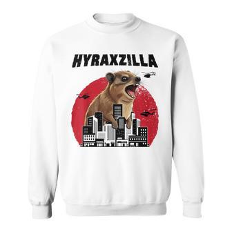 Hyraxzilla Rock Hyrax Lover Awawa Angry Marmot Gray Sweatshirt - Geschenkecke