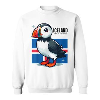 Iceland Iceland Flag Puffin Sweatshirt - Geschenkecke