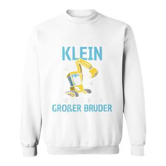 Ich Bin Noch Klein Aber Schon Ein Großer Bruder Sweatshirt - Geschenkecke