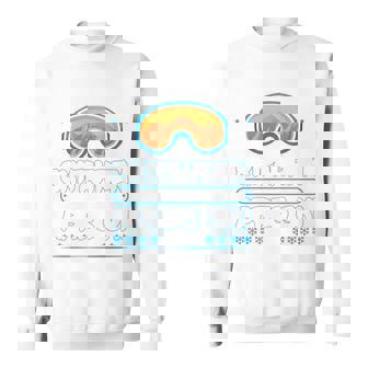 Ich Kann Nicht Skien Ich Bin Wegen Apres Ski Hier Sweatshirt - Seseable