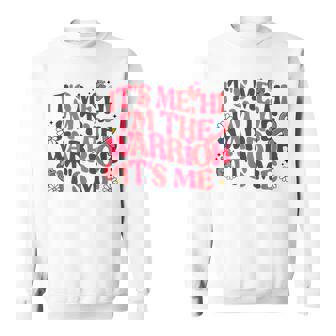 Its Me Hi Im The Warrior Its Me Heart Disease Awareness CHD Sweatshirt - Monsterry