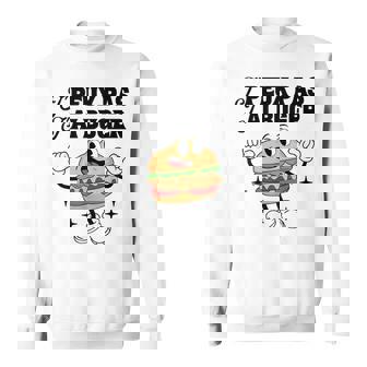 Je Peux Pas J'ai Burger Idée Cadeau Humoristique Sweater e - Cadeauxyz