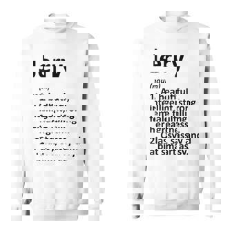 JERRY Definition Personalized Name Christmas Sweatshirt - Monsterry