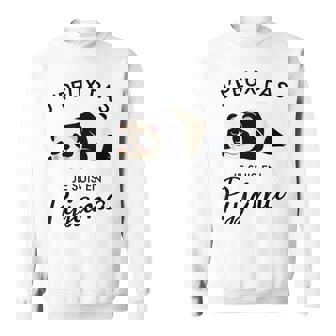 J'peux Pas Je Suis En Pyjama Ours Papa Dab Sweater e - Cadeauxyz