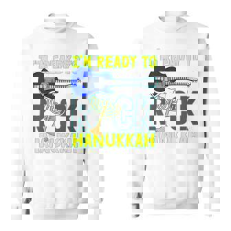 Kids Im Ready To Rock Hanukkah Guitar Music Instrument Musician Premium Sweatshirt - Monsterry