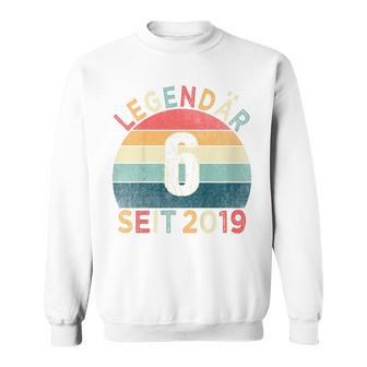 Kinder 6 Geburtstag Legendär Seit 2019 Jahrgang 6 Jahre Alt Sweatshirt - Geschenkecke