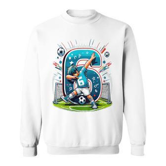 Kinder Fussball Geburtstag Junge 6 Jahre Party Motiv Sweatshirt - Geschenkecke