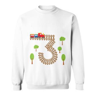 Kinder Geburtstags 3 Jahre Junge Zug Eisenbahn Geburtstag Sweatshirt - Geschenkecke