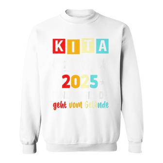 Kinder Kita Abgänger 2025 Schulkind Einschulung Schule Letzter Tag Sweatshirt - Geschenkecke