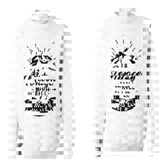 La Montagne M'appelle Et Je Dois Y Aller Randonnée Alpinisme Sweater e - Cadeauxyz