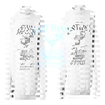 Last Toast On The Coast Team Bride Beach Bachelorette 2025 Sweatshirt - Monsterry