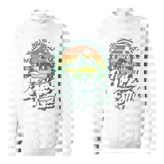 Last Trail Before The Veil Bride Squad Camping Bachelorette Sweatshirt - Monsterry