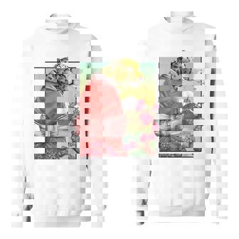 Leopard Cerisier En Fleurs De Cerisier Sakura Esthétique Japonaise Sweater e - Cadeauxyz