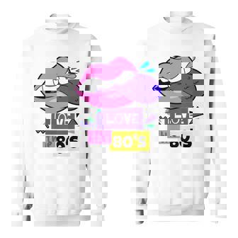 I Love The 80'S Nacida En Los Años 80 Para Los Fans De Los 80 Manga Larga Camisa de entrenamiento - Regaloses