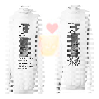 I Love Cat Land Central Cat Meme Kitten Lover Sweatshirt - Monsterry