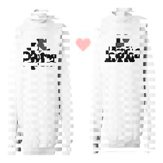 I LOVE HEART PAPRIKA SPICE Sweatshirt - Monsterry