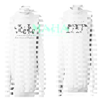 MAHA Healthy Eating Fitness RFK Jr Vegan Vegetarian Organic Sweatshirt - Monsterry