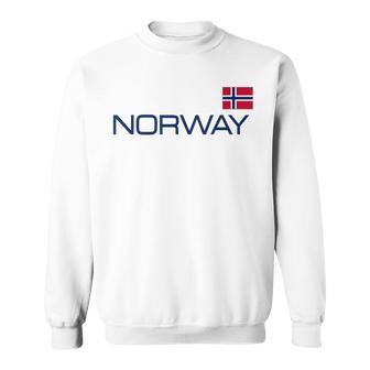 Maillot De Sport Avec Drapeau De La Norvège Sweater e - Cadeauxyz