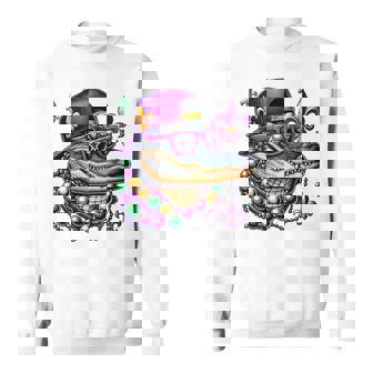 Mardi Gras Alligator Boys Mardi Gras Sweatshirt | Mazezy