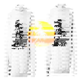 Maui Hawaii Sunset Palmeras Retro Camisa de entrenamiento - Regaloses