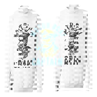 Motor Boat Captain For Boat Owner Captain Boating Sweatshirt | Mazezy