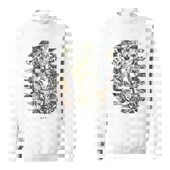 Musician Golden Treble Clef Music Illustration Sweatshirt - Geschenkecke