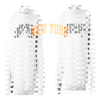 New York Throwback Print Classic Sweatshirt - Thegiftio UK