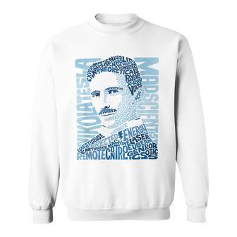 Nikola Tesla Illustration By Glitschika s Sweatshirt - Geschenkecke