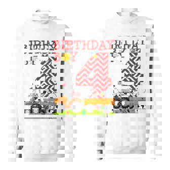 Niños Tractor Farming 4Th Birthday Boy's Camisa de entrenamiento - Regaloses