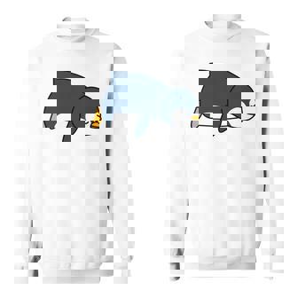 Nö Nicht Heute Fauler Penguin Nope Not Today Sweatshirt - Seseable