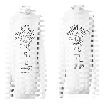 Not Today Satan Not Today Sweatshirt - Monsterry