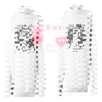 Nurse Valentine Tech Medical Pun Blood Bank You'Re My Type Sweatshirt - Monsterry