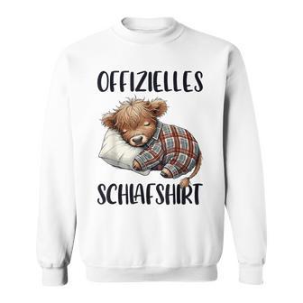 Official Highland Cow Highland Cow Sleep Sweatshirt - Geschenkecke