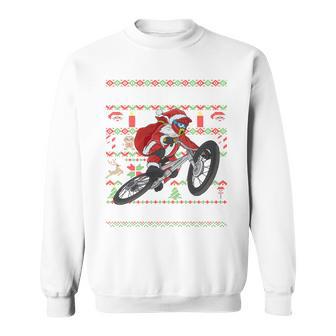 Oh What Fun It Is To Ride Mountain Bike Mtb Ugly Christmas Sweatshirt - Geschenkecke