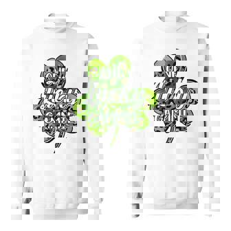 One Lucky Gammie Irish Shamrocks St Patrick's Day Sweatshirt | Mazezy