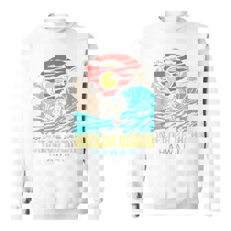 Oneloa Beach Hawaiianintage Aloha Surfer Retro 80S Sweater e - Cadeauxyz
