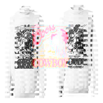The Original Coor Cowboy Western Country Cowhide Riding Sweatshirt - Monsterry