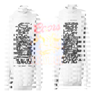 The Original Coor Cowboys Western Country Cowhide Riding Sweatshirt - Thegiftio