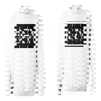 Ory Paris Fr Frankreich Retro Weltreise Flughafen Code Sweatshirt - Seseable