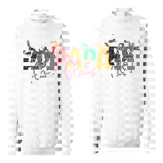 Papa Claus Christmas Xmas Reindeer Family Matching Pajamas Sweatshirt - Monsterry