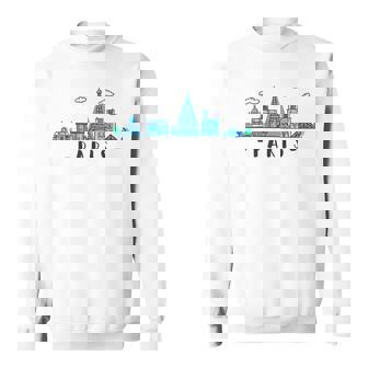 Paris Skyline France La Tour Eiffel Souvenir Sweater e - Cadeauxyz