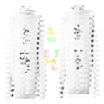 The Pet All The Dogs Elf Christmas Elf Pet Dogs Family Group Sweatshirt - Monsterry
