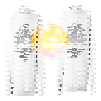 Playaeranoacaciones Palmas Puesta Del Sol Surfero Surf Camisa de entrenamiento - Regaloses