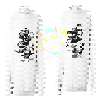 Playera Divertida Para Amantes De Los Deportes Con Dibujos Animados De Gatos De Tenis Camisa de entrenamiento - Regaloses