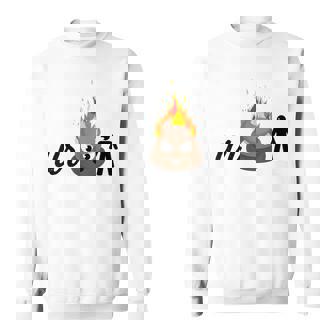 Your Poop's On Fire Man As A Rebus Puzzle On A Sweatshirt - Monsterry