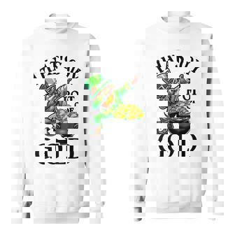 Pot O' Gold Dabbing Leprechaun Nacho Pot Of Gold Sweatshirt - Monsterry